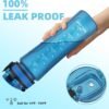 15oz Kids Sports Water Bottles for School with Spout Lid (Blue) - Image 4