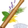 Quit Smoking Inhaler,Essential Oil Inhaler,Portable Smokeless Inhalers,Wooden Vaporless Inhaler,Mini Travel Essentials,Gifts for Men Who Have Everything,Gifts for Women