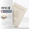Passport Holder,Travel Essentials,Travel Gifts(Off White) - Image 4