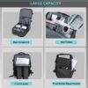 Carry On Backpack Large Travel Backpack fits 17inch Laptop Flight Approved Carry On Bag for Men Women Luggage Daypack - Image 5