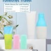 10 Pack Travel Essentials Silicone Bottle Covers, Cruise Ship Essentials, Travel Accessories Luggage for Women Men, Elastic Sleeves for Leak Proofing, Fit Most Travel Size Bottles Toiletries - Image 4