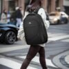MATEIN Extra Large Business Travel Anti Theft Laptop Backpack, 18 Inch TSA Airline Approved Carryon Backpack for Women Men, Work Bag with USB Port and Luggage Strap, Black - Image 9