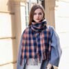 Aufeel Cashmere Feel Scarf For Women Winter Scarves Large Pashmina Shawls and Wraps Plaid Blanket Scarf with Gift Box - Image 2