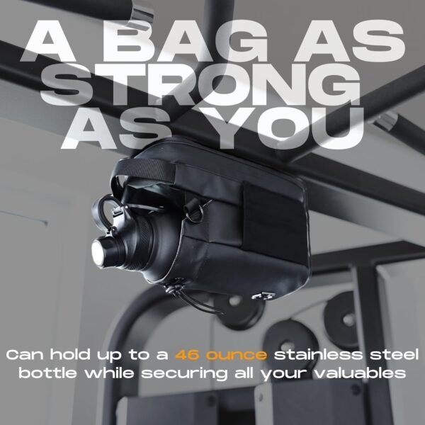 Magnetic Bottle Bag Sling Bag for Men and Women | Magnetic Gym Bag for Gym, Travel, Work, and Sports | Keep Your Items off the Dirty Gym Floor With Magnetic Attachment - Image 6