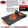 iClimb 3M Thinsulate Insulation Warm Camping Blanket Ultralight Compact (Dark Grey) - Image 3