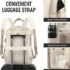LOVEVOOK Laptop Backpack for Women 14 Inch Laptop Bag with USB Port, Fashion Waterproof Backpacks Teacher Nurse Stylish Travel Bags Vintage Daypacks Bookbag for College School Work - Image 4