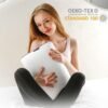 Travel & Camping Comfortable Memory Foam Pillow with Extra Cotton Cover – Easy to Carry Portable Bag (White) - Image 6