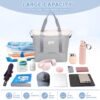 Overnight Bag, Expandable Travel Bag with Trolly Sleeve and Laptop Sleeve, Dry Wet Separated Pocket Weekender Gym Bag - Image 9