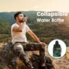 Collapsible Water Bottle for Adults, Boys, Students, Kids, Reusable Silicone Foldable Water Bottles for Travel Camping Hiking, Portable Sports Water Bottle, Camouflage - Image 5