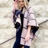 Moss Rose Women's Shawl Wrap Poncho Ruana Cape Open Front Cardigan Shawls for Fall Winter - Image 2