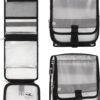 Travel Toiletry Bag Hanging Makeup Bag Organizer TSA Approved Translucent Detachable Cosmetic Case for Men Women travel essentials 3-1-1 Waterproof Travel Bag for Toiletries