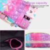 RHCPFOVR Drawstring Backpack for Kids - Unicorn Bags for Girls Mini Gym Dance Beach Swim Travel Bag With Two Water Bottle Holder - Image 4