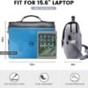 LOVEVOOK Laptop Bag for Women, 15.6 inch Large Capacity Computer Briefcase Sleeve Case, Messenger Shoulder Bag Office Business Work Purse Tote Bags for Women Travel Gifts, Black-grey - Image 7