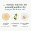 Nutrafol Women's Hair Growth Supplements, Ages 18-44, Clinically Proven for Visibly Thicker and Stronger Hair, Dermatologist Recommended - 1 Month Supply - Image 8