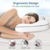 Basic Beyond Cervical Pillow for Neck Pain Relief, 26x17 Inches Ergonomic Pillow for Neck Correction, Memory Foam Pillow with Good Neck Support - Image 7