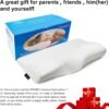 Contour Memory Foam Pillow Orthopedic Sleeping Pillows, Ergonomic Cervical Pillow for Neck Pain - for Side Sleepers, Back and Stomach Sleepers, Free Pillowcase Included (Firm & Queen) - Image 6