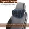 SPRFUFLY 2 Pack Car Headrest Pillow, Extra Soft Car Pillow, 100% Memory Foam Car Neck Pillow for Driving - Universal Fit Travel Car Rest Pillow for Pain Relief While Driving(Comes with 2 Eye Masks) - Image 7