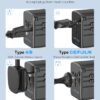 Universal Travel Adapter Offers 5.8A 3X 3.0A USB-C Ports, 2X 2.4A USB-A Ports and Multi AC Outlet, All-in-One International Power Plug Adaptor Worldwide Charger for EU US UK AU 200+ Countries - Image 6