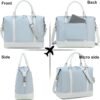 CAMTOP Women Ladies Travel Bag Canvas Weekend Overnight Carry On Luggage Bags - Image 5