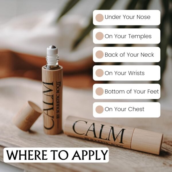 Calm Essential Oil Roller & Eucalyptus Peppermint Essential Oil, Essential Oil Blends, Breathe Essential Oil Blend, Aromatherapy Self Care Products for Women by Soulistic Root - Image 6