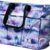 Women Ladies Weekender Bag Muti-pockets Overnight Carry-on Duffel Travel Gym Tote Luggage Duffle with Trolley Sleeve - Image 9