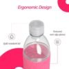 Copco Hydra Reusable Tritan Water Bottle with Spill Resistant Lid and Non-Slip Sleeve, 16.9-Ounce, Pink - Image 5
