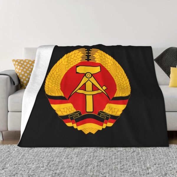 USSR Hammer & Sickle Fleece Blanket Super Soft Flannel Throw Blanket for Chair Sofa Couch Camping Travel 60"X50" Flannel Throw Blanket
