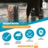 Guardify® Luggage Covers for Suitcase Tsa Approved, 30" Clear Luggage Protector Suitcase Cover|Sturdy Transparent & PVC Waterproof Travel Luggage Sleeve|Carry On Luggage Plastic Cover in 1 Perfect Fit - Image 3