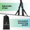Airplane Foot Rest - Portable Airplane Foot Hammock for Flying Comfortably - Compact, Breathable Mesh Foot Sling for Airplane Travel - Long Flight Essentials - International Travel Must Haves - Image 3