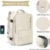 WONHOX Large Travel Backpack Carry on Flight Approved Laptop Work Business Backpack for Women Men Mochila de Viaje - Image 5