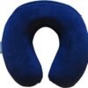 Memory Foam Neck Pillow - Adjustable Thickness for Best Comfort, Dark Blue - Image 7