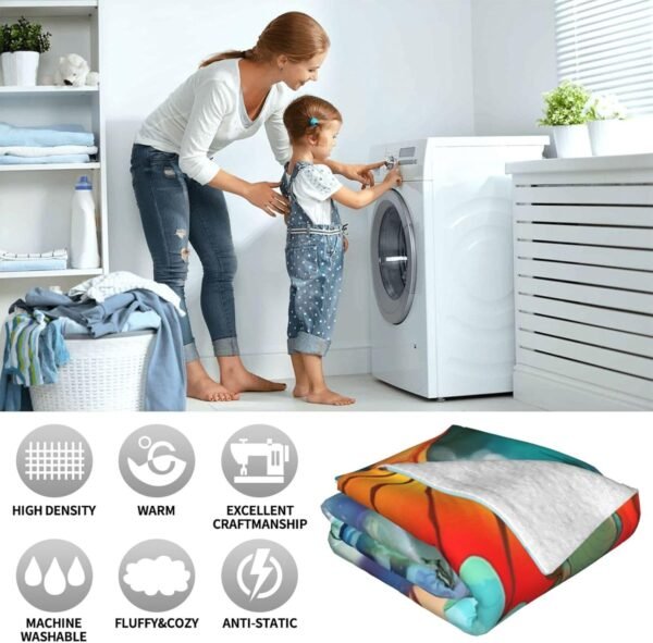 Throw Flannel Wings of Fire Blanket 3D Printed Ultra-Soft Fleece Blanket Bedding Sofa and Travel Reserve Air Conditioning Blanket 50"X40" - Image 5