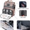 Green Diaper Bag Backpack for Mom: Baby Bags for Boys Girls Toddler Women Men Large Back Pack Diapers Bag Big Travel Pañaleras Modernas Para Bebe Niña Unisex Newborn Essential Baby Registry - Image 4