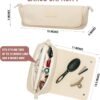 Hair Tools Travel Bag and Heat Resistant Mat for Flat Irons, Straighteners, Curling Iron, and Haircare Accessories, 2-in-1 design, with Interior Pockets, Portable Organizer - Image 3