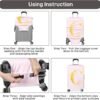 Suitcase Covers for Luggage Elastic Luggage Protector Suitcase Cover Anti Scratch Luggage Cover Protector for Travel Fits 22-28 Inch Luggage - Image 5