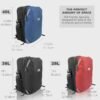 COR Surf Carry On Travel Backpack | NOW with Premium YKK Zippers | Flight Approved Carry On Laptop Backpack with Secret Passport Pockets | The Island Hopper (28L, Army Green) - Image 4