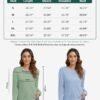 ATHMILE Womens Long Sleeve Round Neck Shirts Basic Tee Casual Top Fall Trendy Tunic Outfits Fitted T Shirts - Image 6