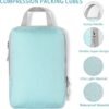 Compression Packing Cubes - Etercycle 5 Set Travel Organizer Bags for Luggage with Shoe Bag, Expandable and Premium Storage - Essential for Suitcases Travel - Image 3
