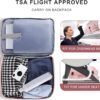 Travel Backpack for Women, 50L Carry On Backpack, Extra Large Expandable Travel Bag, 17 Inch TSA Flight Approved Luggage Travel Backpack Personal Item Size with USB, Teacher Traveling Backpack, Pink - Image 4