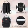VANKEAN Laptop Backpack for Women Men 15.6-16.2 Inch Stylish Computer Work Backpack, Waterproof College Casual Daypack Business Travel Backpacks with USB Port & RFID Blocking, Black - Image 6