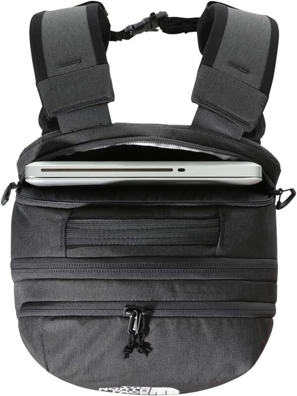 THE NORTH FACE Borealis Commuter Laptop Backpack, Asphalt Grey Light Heather/TNF Black, One Size - Image 6
