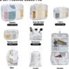 Veken 8 Set Packing Cubes for Suitcases, Travel Bag Organizers for Carry on Luggage, Suitcase Organizer Bags Set for Travel Essentials Travel Accessories in 4 Sizes(Extra Large, Large, Medium, Small) - Image 2