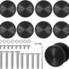 Luggage Wheels Replacement Kit, 360 Swivel Caster Wheels Rubber Spinner Suitcase Wheels Replacement & Wheel Covers Axles Screws Washers Wrench for Trolley Bag Travel Box(Style B)