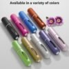 Mini Refillable Perfume Atomizer Bottle, Portable, Travel Size, Travel Accessories, Travel Essentials, Fragrance Empty Spray Bottle for Traveling and Outgoing（Black, 1pack） - Image 6
