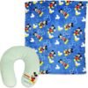 Mickey Mouse Travel Blanket - Mickey Mouse Travel Pillow Bundle Includes Mickey Mouse Travel Blanket, Mickey Mouse Travel Pillow, Create-A-Face Sticker Book, More | Mickey Mouse Travel Set - Image 2