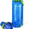 Collapsible Water Bottle - 700ml Foldable BPA-Free Durable Carabiner Reusable Flexible Storage Bag for Fish Bait, Milk Powder, and Nuts, Ideal for Hiking, Camping, and Travel