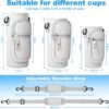 Water Bottle Holder with Strap for Hydroflask 32oz 40oz Insulated Water Bottle, Carrier Sling Bag with Phone Pocket Water Bottle Sleeve for Men Women Hiking Camping Travelling - Image 2
