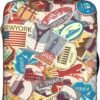 Nsipan Travel Luggage Covers Elastic Suitcase Protector with Stamp Pattern Luggage Covers for Suitcase Protector Suitcase Cover Fit for 18-21 Inch Luggage