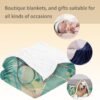 Tennis Racket & Ball Blanket | Soft Warm Fuzzy Lightweight Flannel Throw Blanket Perfect for Couch, Bed, Decor, Travel & Outdoor Use, Cozy Blankets for Adults Kids 60×50 in - Image 5