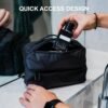 Everfun Toiletry Bag for Men Travel Toiletry Bag With Leakproof Compartment Travel Essentials Water-resistant Dopp Kit for Toiletries Accessories Must Have - Image 6